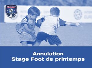 Thonon Evian Grand Genève Football Club - ANNULATION STAGE FOOT