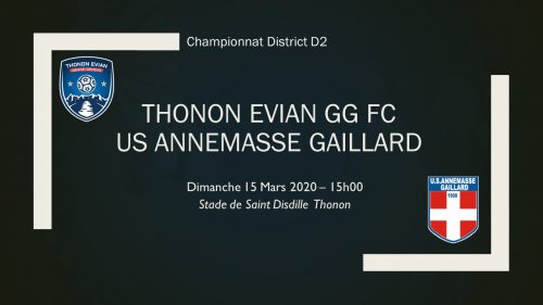 Thonon Evian Grand Genève Football Club - PRESENTATION MATCH ARTICLE SITE INSERTION.pptx